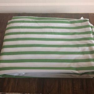 PBK Green/White Striped Duvet